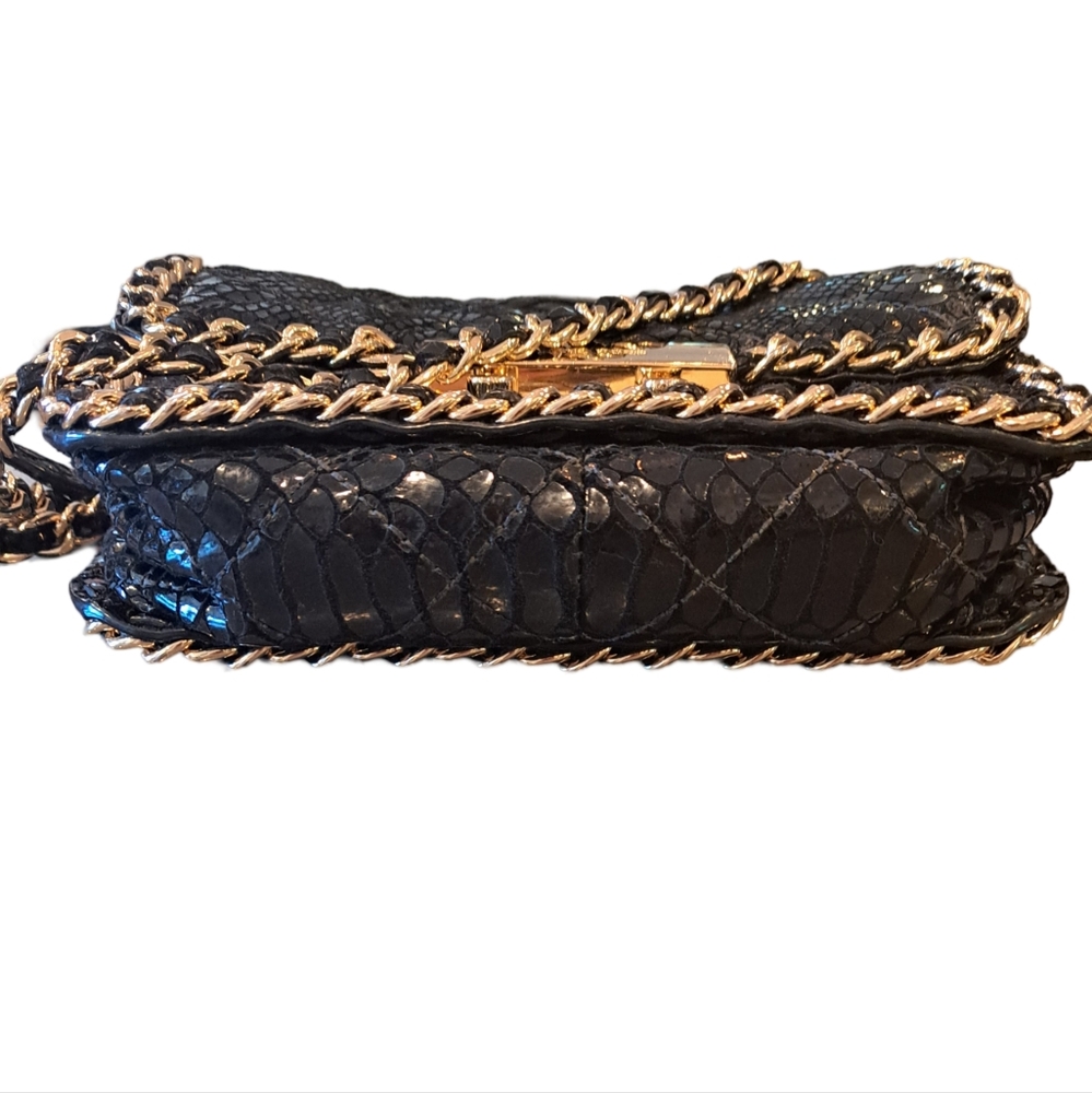 Michael Kors Carine Python Embossed Shoulder Bag - image 5
